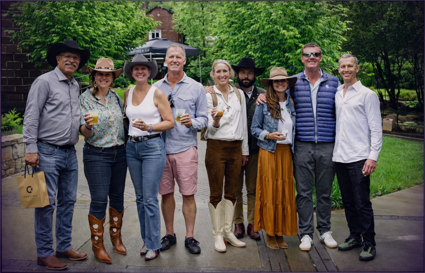 Guests gathered together in Kentucky